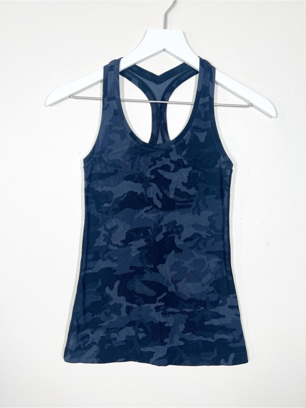 Lululemon Women's black gray Camo Racerback workout Tank top